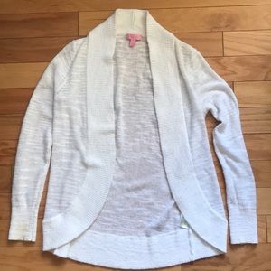 Lilly Pulitzer White Cardigan